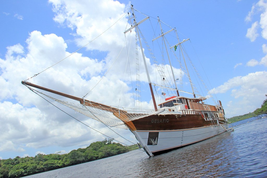 Um barco de charme, só com um pequeno grupo